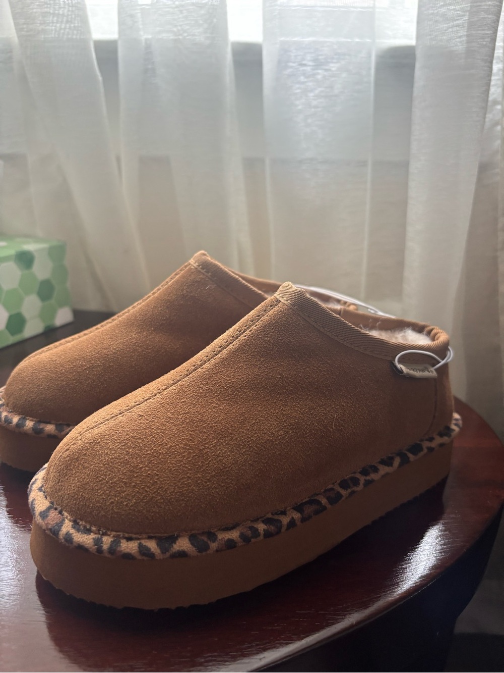 BearPaw Kids Tabitha with Leopard Trime